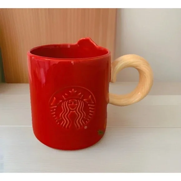 NWT Starbucks 2026 Year of The Horse Ceramic Mug Valentines Quick Ship 12 oz - Picture 4 of 4